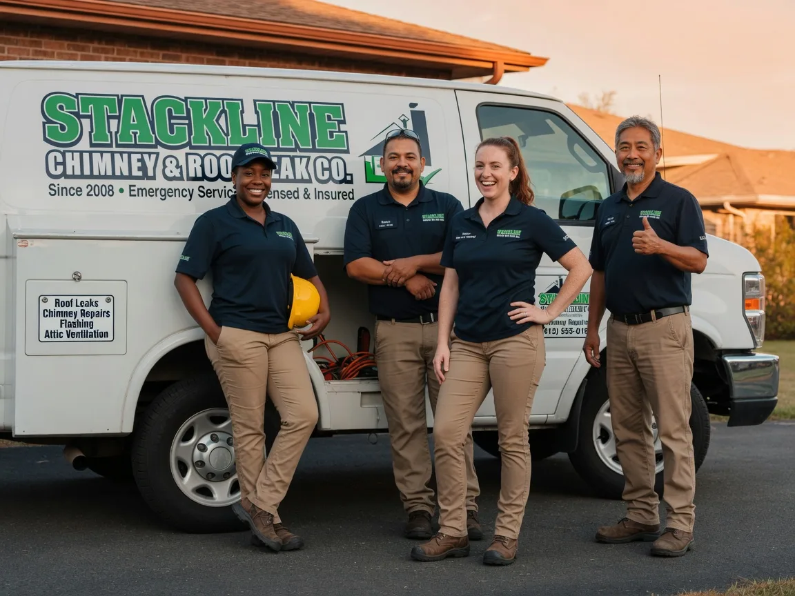Chimney flashing repair company in New Goshen, IN